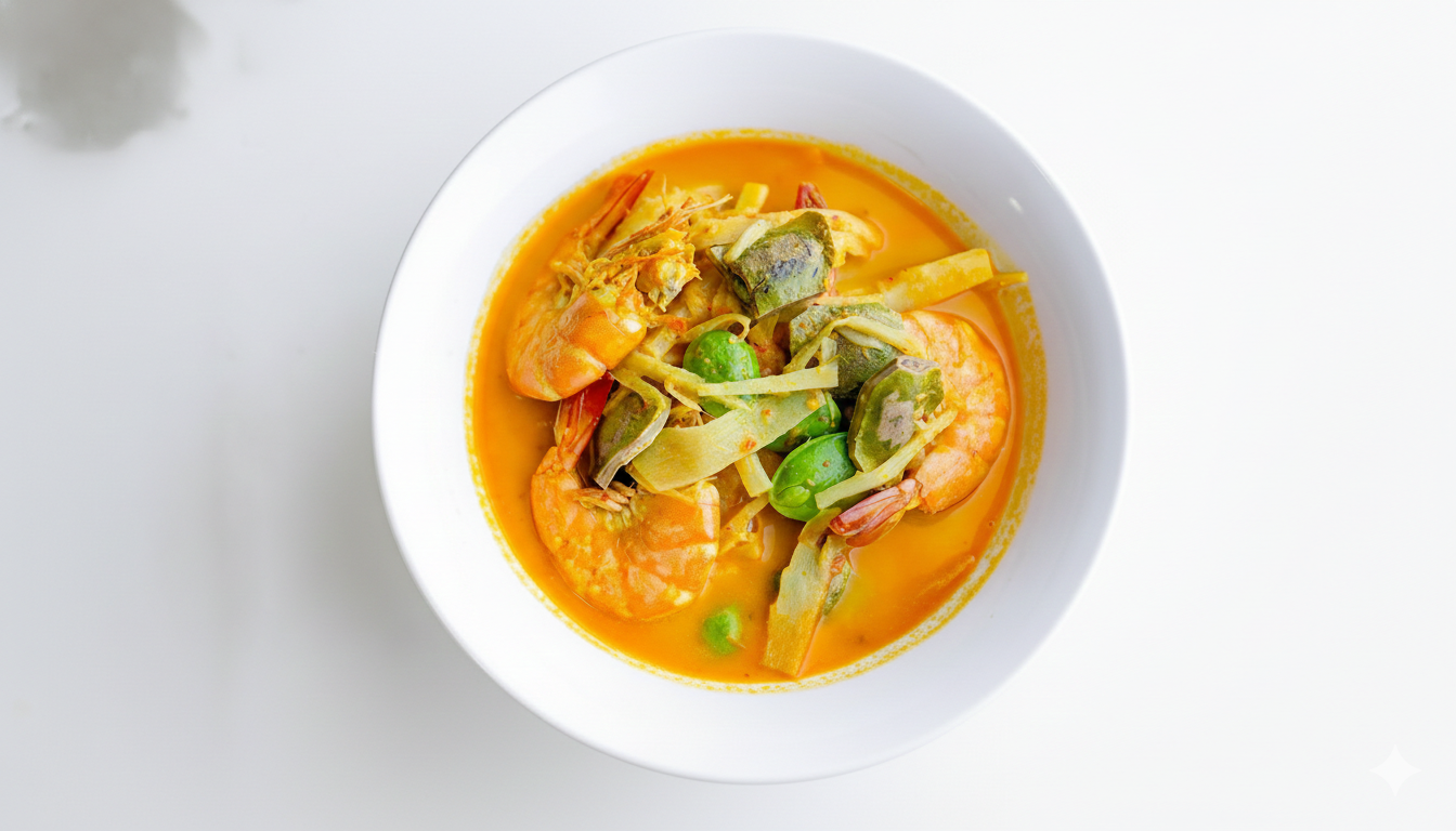 แกงกะทิกุ้ง (กับข้าว)