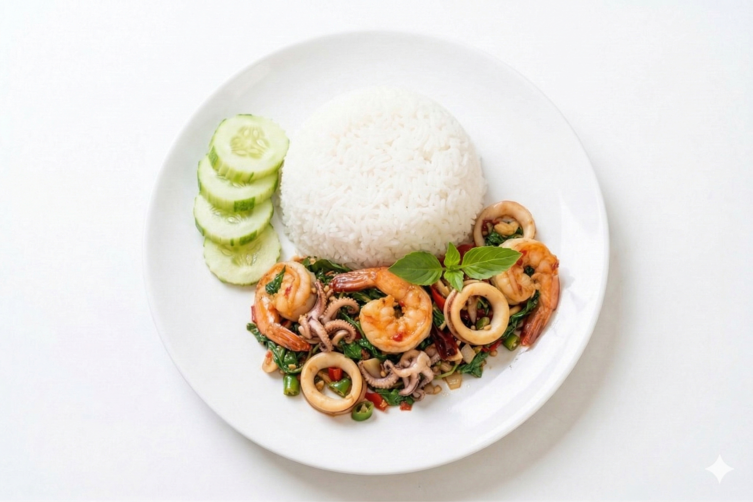 ข้าวกระเพราทะเล
