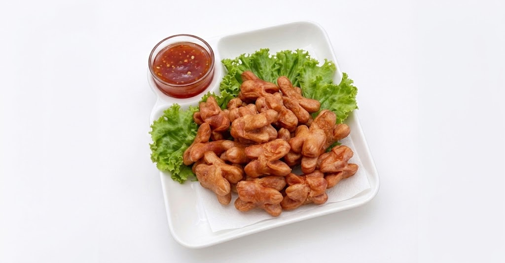 ไส้กรอกแดงทอด