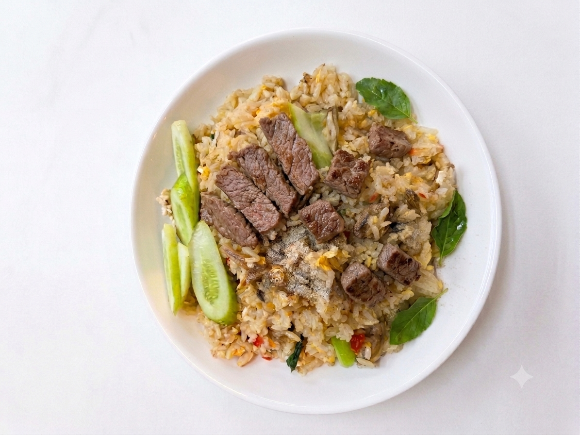 ข้าวผัดกำปงเนื้อ